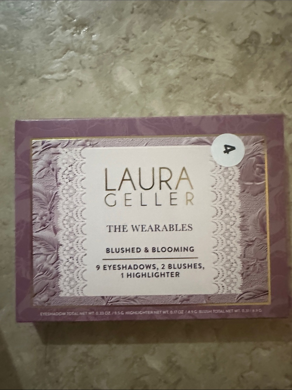 Laura Geller The Wearables Blushes and Blooming pallet. 9 shadows, 2 blushes,1 h